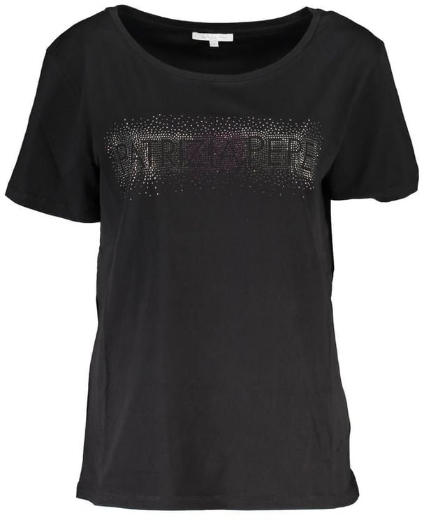Patrizia Pepe Patrizia Pepe Black Cotton Women T-Shirt