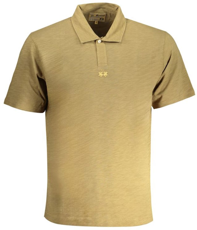 La Martina La Martina Verde Cotton Men Polo Shirt