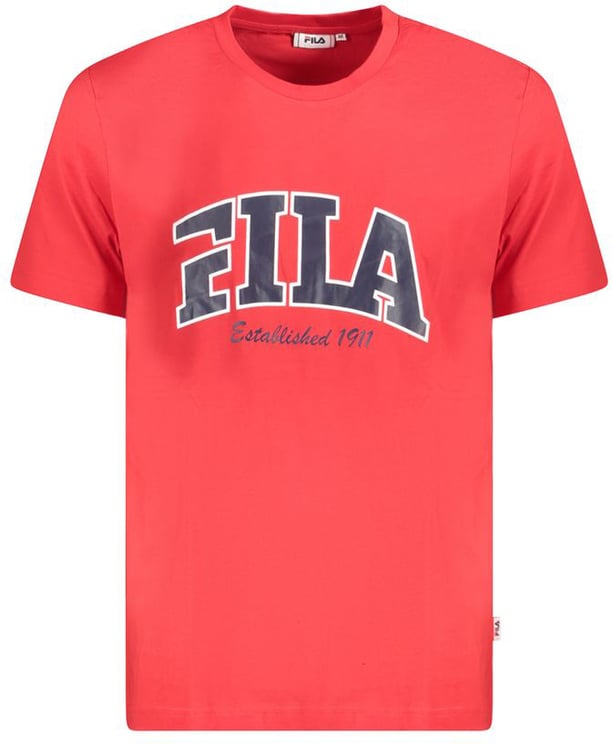 Fila Fila Red Cotton Men T-Shirt