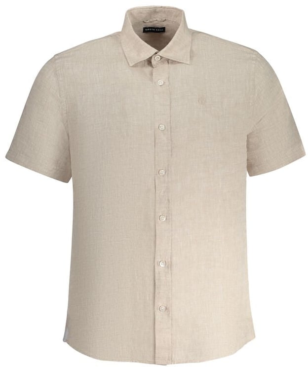 North Sails North Sails Beige Linen Men's Shirt