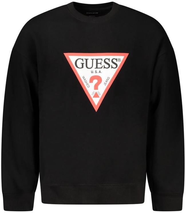 Guess Guess Jeans Black Cotton Men Sweater