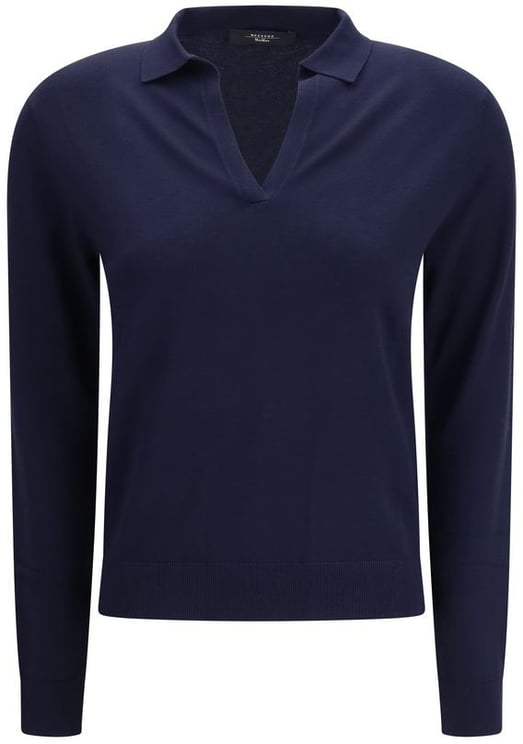 Max Mara Max Mara Blue Viscose Sweatshirt