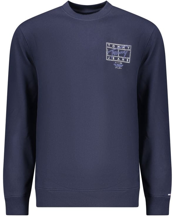 Tommy Hilfiger Tommy Hilfiger Blue Cotton Men Sweatshirt