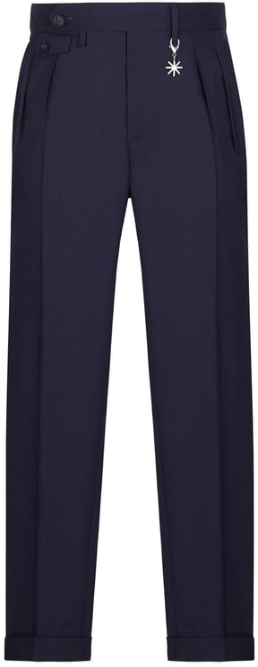 Manuel Ritz broek linnen navy
