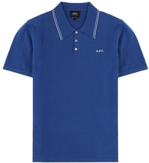 A.P.C. polo bic blue