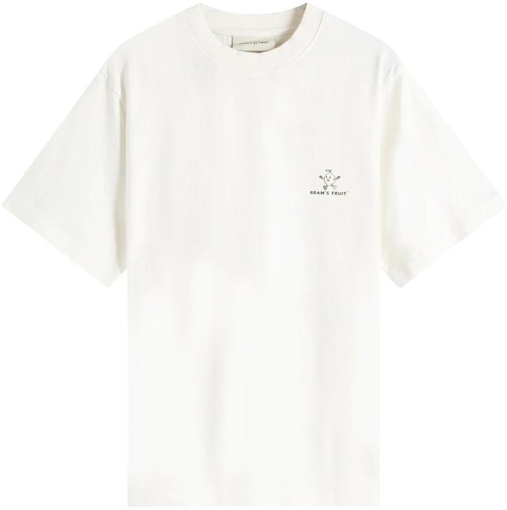 Bram's Fruit t-shirt logo wit