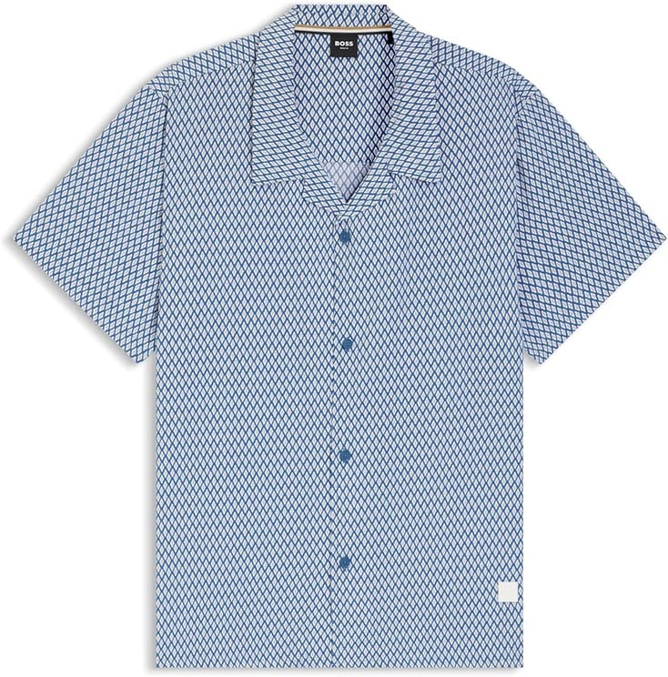 Hugo Boss Beach shirt open blue