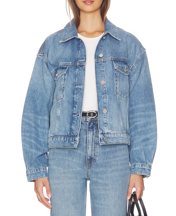 Anine Bing jeans jacket blue