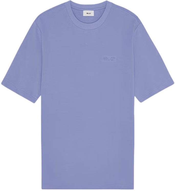 NN07 T-shirt Nat Tee blauw