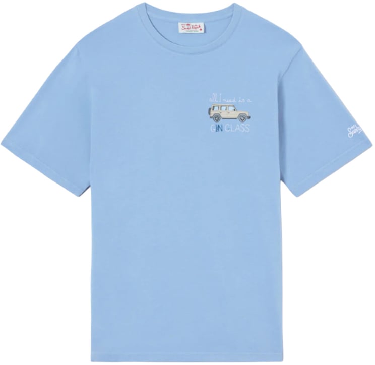 MC2 Saint Barth T-shirt Portofino lichtblauw