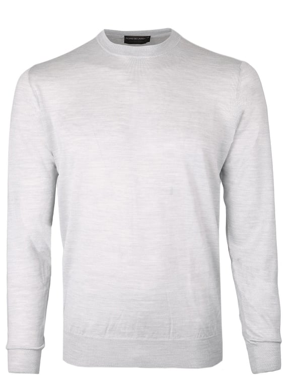 Filippo De Laurentiis T-shirt lange mouw grijs