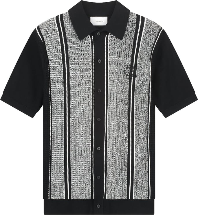 Pure Path Ripley Jacquard Knit Shirt