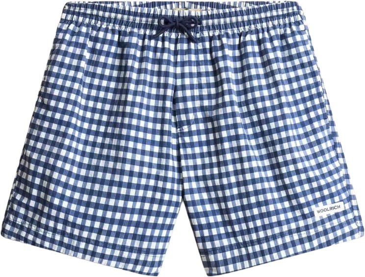 Woolrich Printed Swim Shorts Vicky Blue