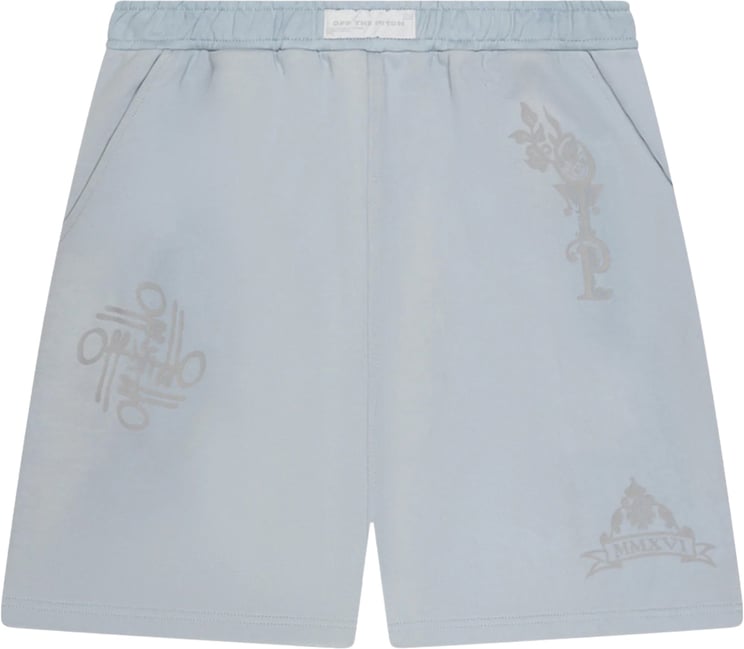OFF THE PITCH Filigrain Shorts Grey Blue