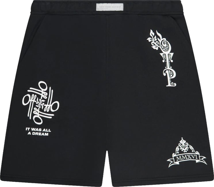 OFF THE PITCH Filigrain Shorts Black
