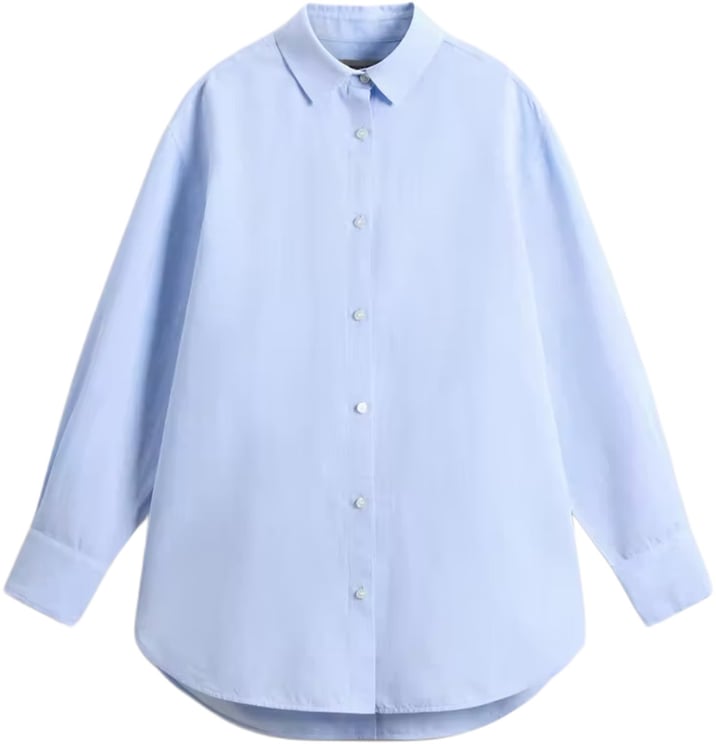 Woolrich Blouse lichtblauw