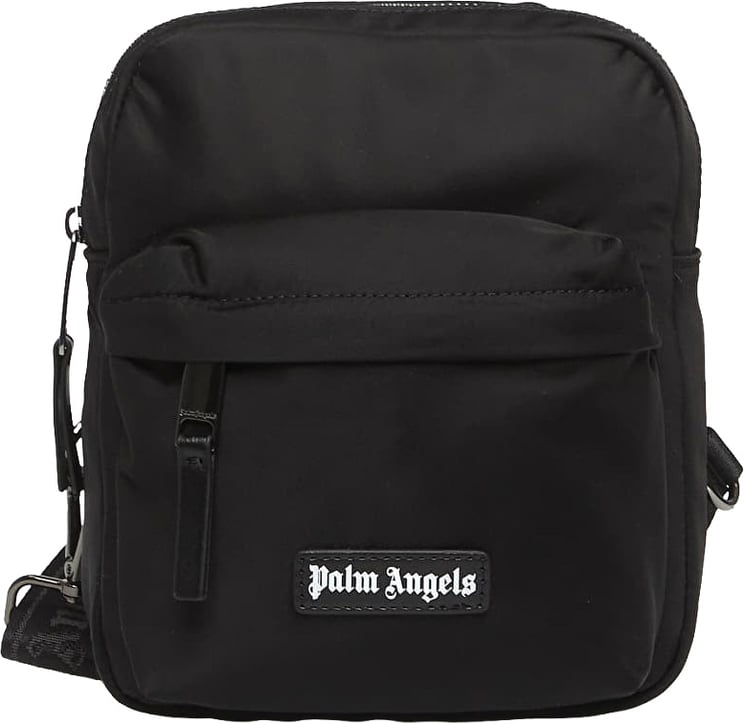 Palm Angels Logo Crossbody Bag Black