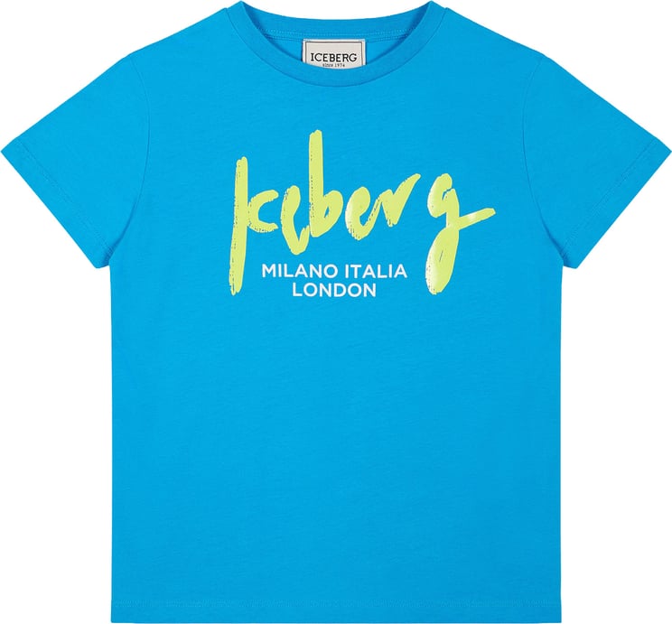 Iceberg t-shirt azzurro