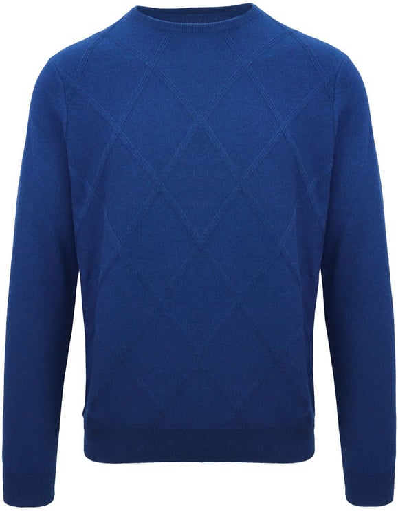 Malone Souliers Malo Cashmere Sweater Sapphire