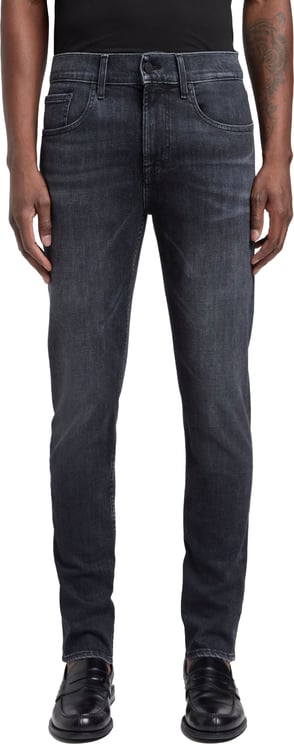 7 For All Mankind Slimmy Tapered Breakwater Black Gre