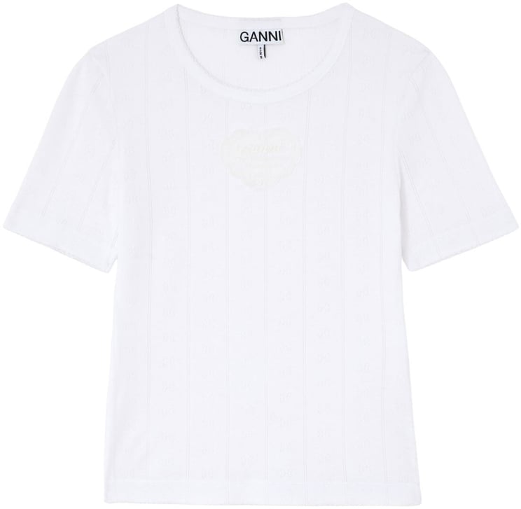 Ganni t-shirt wit