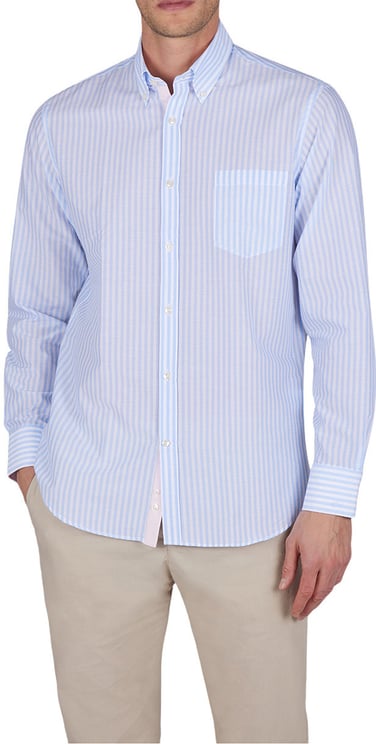 Paul & Shark Overhemd blauw/wit