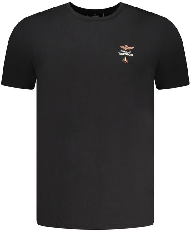 Aeronautica Militare Aeronautica Militare Black Cotton Men's T-Shirt