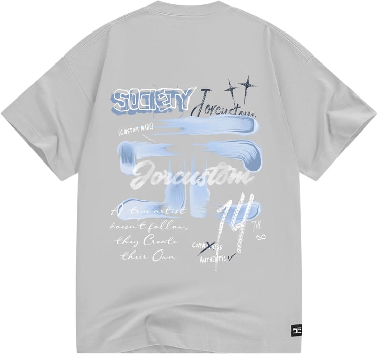 JORCUSTOM Artist2 0 Loose Fit T-Shirt grey