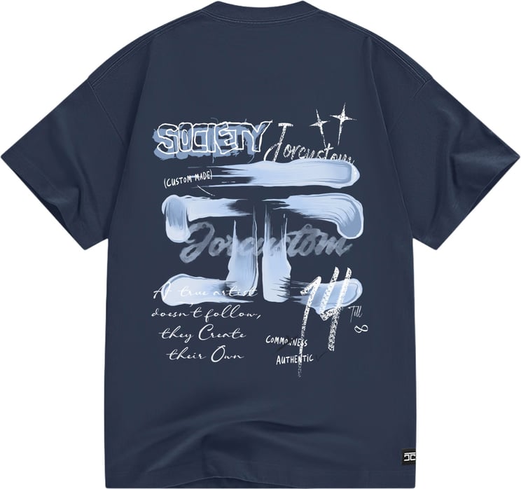 JORCUSTOM Artist2 0 Loose Fit T-Shirt blue