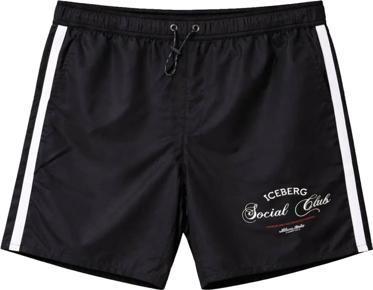 Iceberg Beachwear Swimshort mbm10 Black