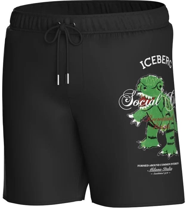 Iceberg Beachwear Swimshort mbm04 Black