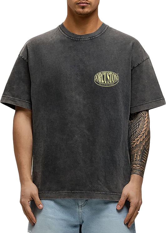 JORCUSTOM Stretched Loose Fit T-Shirt grijs