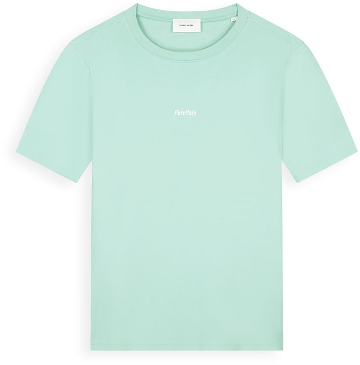 Pure Path Trio of Flowers T-shirt mint