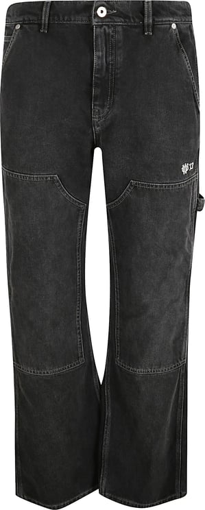 OFF-WHITE Relaxed Wide-Leg Jeans With Utility Pockets