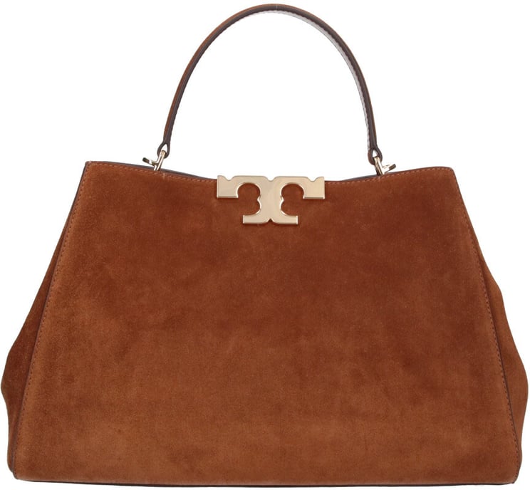 Tory Burch Brown Eleanor Mini Calf Suede Bag