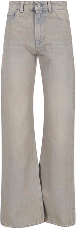 Our Legacy Grey Boot Cut Five-Pocket Jeans