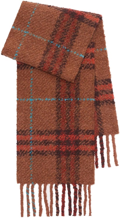 Burberry G Chck Textured Boucle Check Scarf