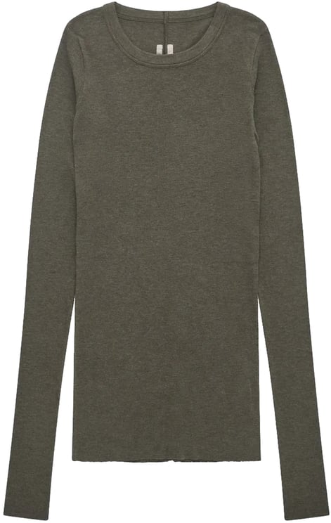 Rick Owens Green Ls T-Shirt Round-Neck Top