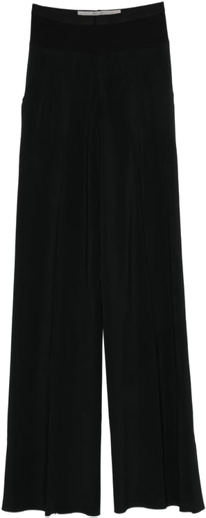 Rick Owens Bias Pantaloni Black Wide-Leg Trousers