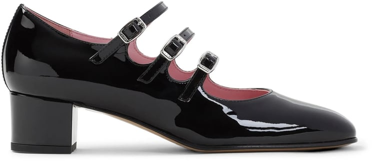 Carel Paris Kina Patent Leather Block Heel Shoes