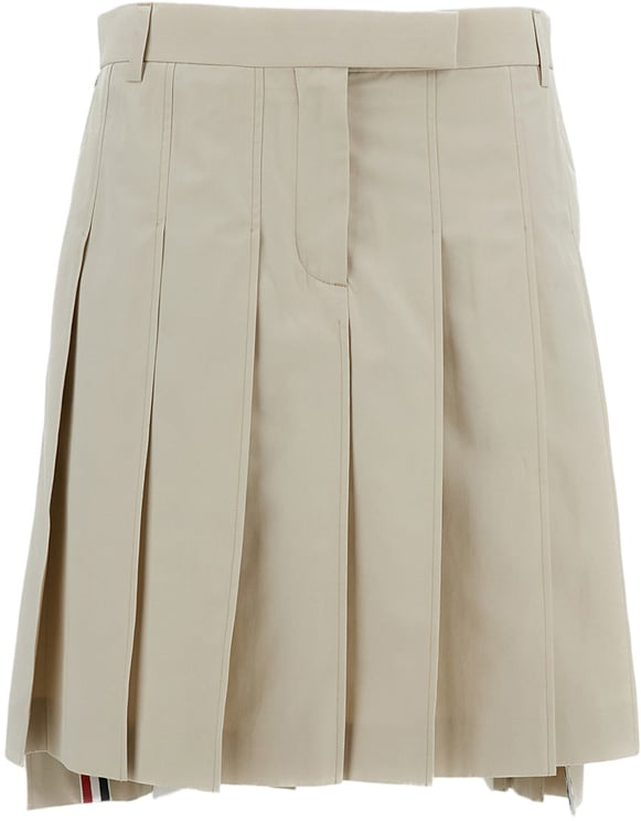 Thom Browne Cotton Pleated Skirt