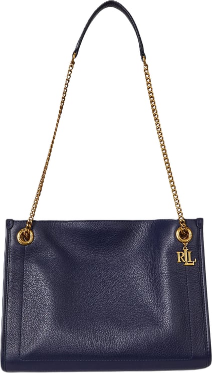 Ralph Lauren Navy Blue Brdly Medium Cotton Bag