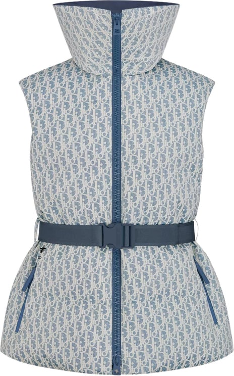 Dior Black High-Collared Sleeveless Belted Ski Gilet