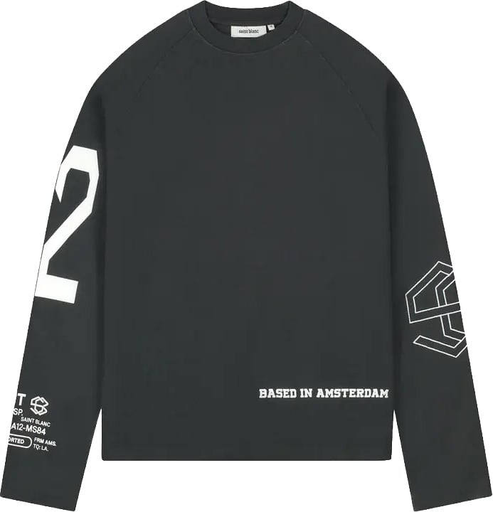 Saint Blanc Multi Logo Longsleeve Black
