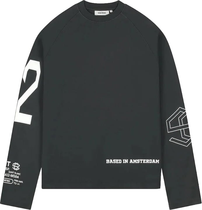 Saint Blanc Multi logo raglan black