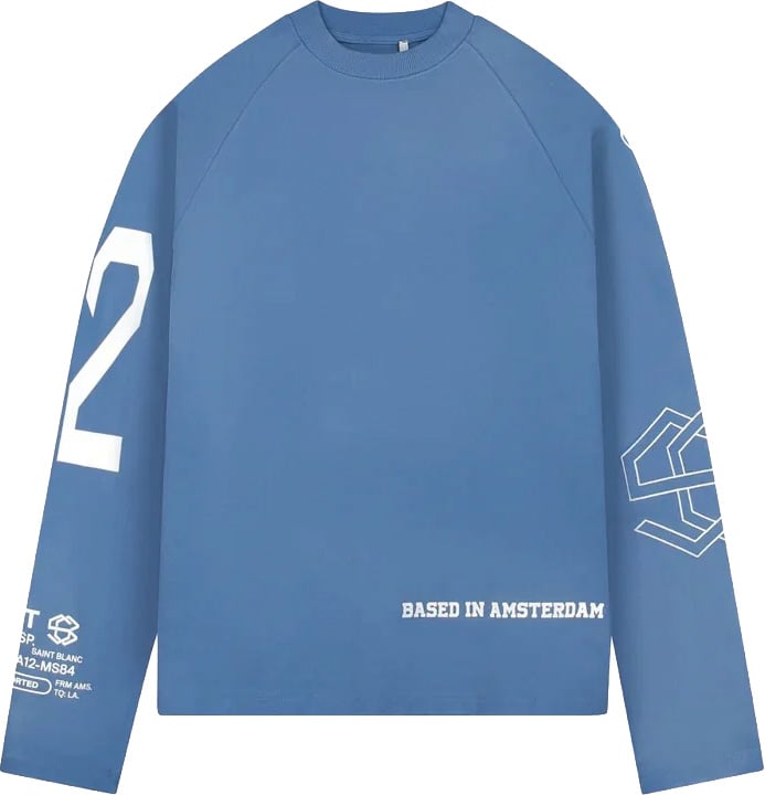 Saint Blanc Multi logo raglan blue