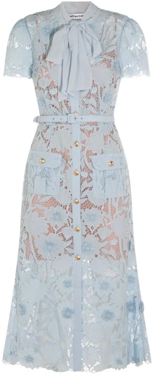 Self-Portrait dress blue