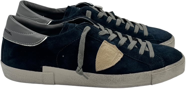 Philippe Model sneakers blauw grijs wit