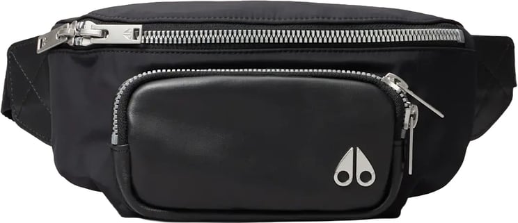 Moose Knuckles Logo Waist Bag Black