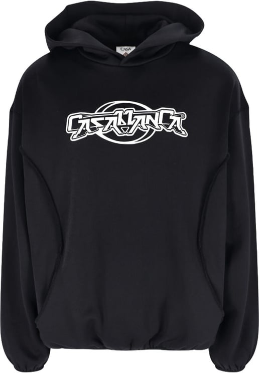 Casablanca Classic Black Sweater With Round Neckline And Timeless Fit